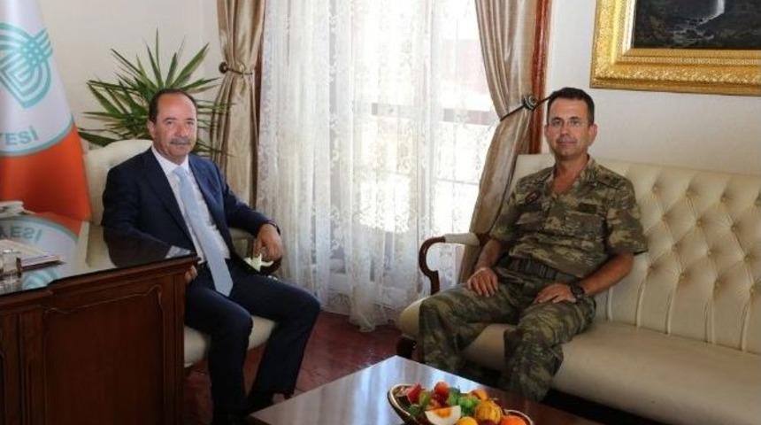 Tuğgeneral Salim Afg&uuml;n&rsquo;den G&uuml;rkan&rsquo;a Ziyaret