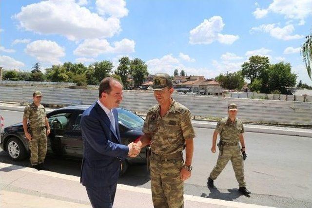 Tuğgeneral Salim Afgün’den Gürkan’a Ziyaret