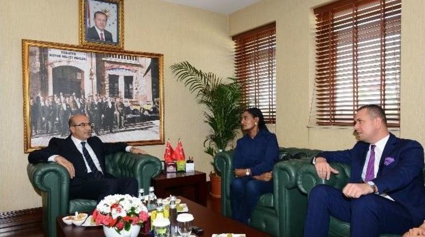 Etiyopya Cumhurbaşkanın Eşi Nega&rsquo;dan Vali Demirtaş&rsquo;a Ziyaret