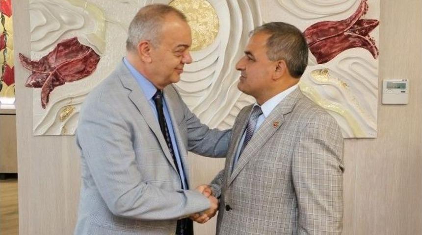 G&ouml;lmarmara&rsquo;dan Başkan Erg&uuml;n&rsquo;e Ziyaret