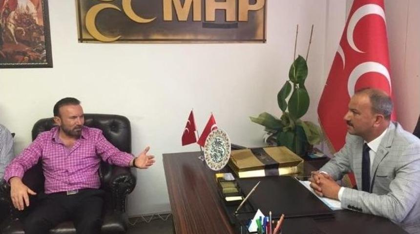 Başkan Doğan&rsquo;dan Mhp&rsquo;ye Teşekk&uuml;r Ziyareti