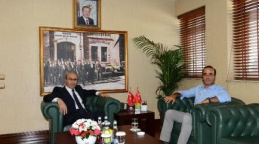 İsken Genel M&uuml;d&uuml;r&uuml; Sırrı Uyanık&rsquo;tan Vali Demirtaş&rsquo;a Ziyaret
