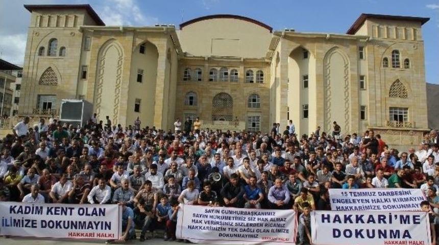 Hakkari Halkından &lsquo;referandum&rsquo; Talebi