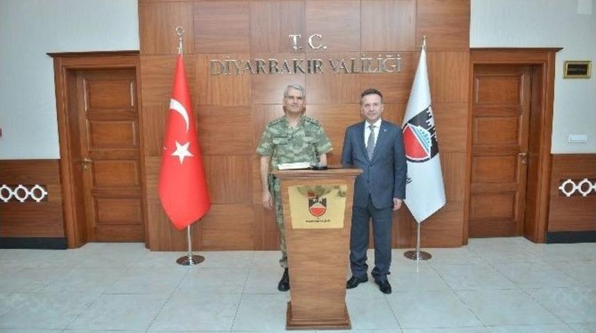 7&rsquo;nci Kolordu Komutanı Korgeneral Sivri, Vali Aksoy&rsquo;u Ziyaret Etti