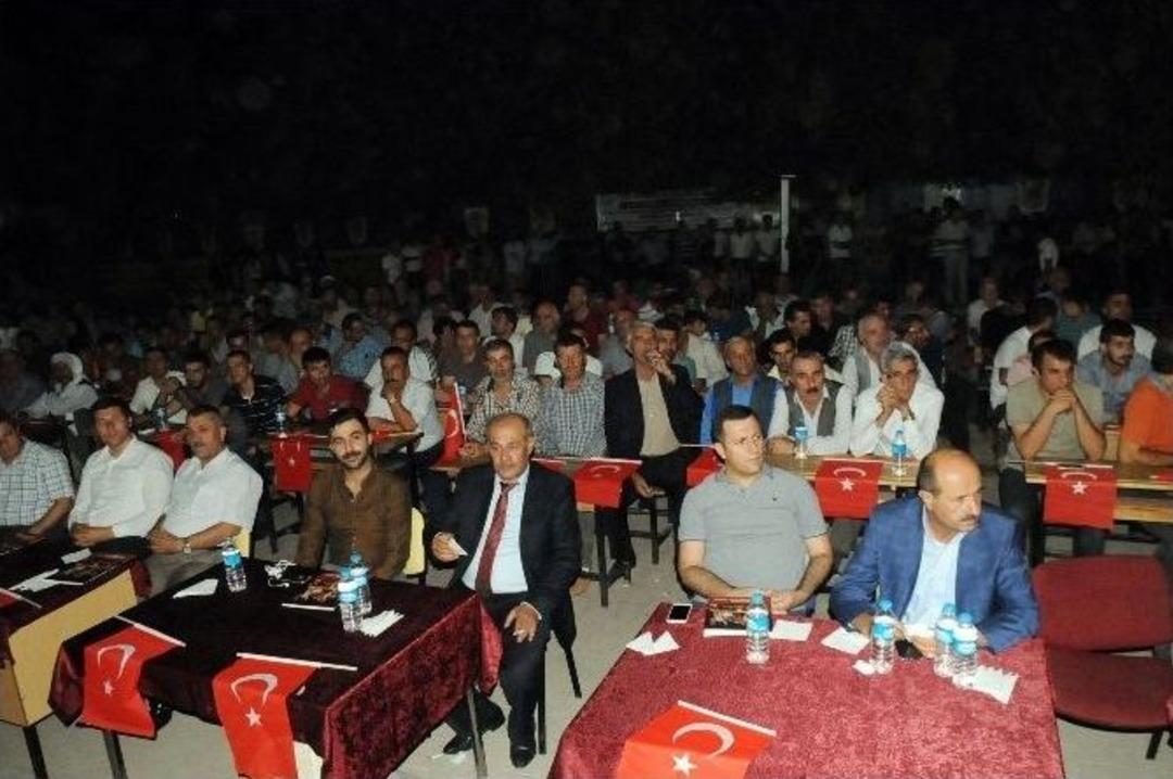 Cizre&rsquo;de Demokrasi Şehitleri İ&ccedil;in Mevlit Okutuldu
