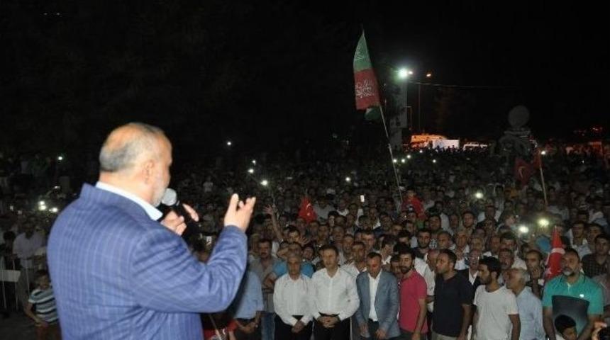 Şevki Yılmaz, Demokrasi N&ouml;betlerine Destek İ&ccedil;in Siirt&rsquo;e Geldi