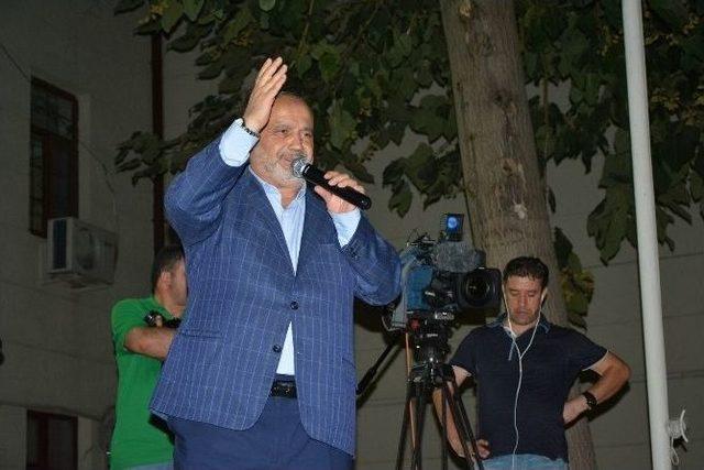 Şevki Yılmaz, Demokrasi Nöbetlerine Destek İçin Siirt’e Geldi