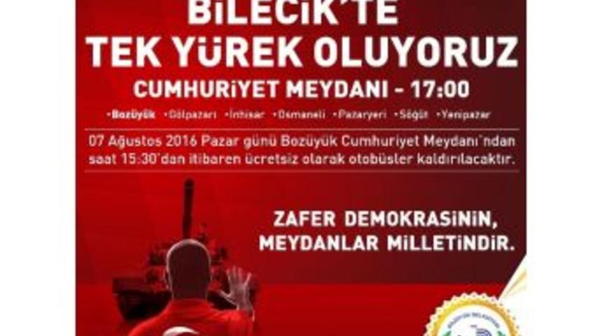 Bilecik&rsquo;te De Ta&ccedil;landırılacak Demokrasi N&ouml;betine Boz&uuml;y&uuml;k&rsquo;ten B&uuml;y&uuml;k Destek