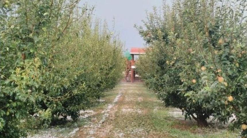 Beyşehir&rsquo;de Dolu Yağışı