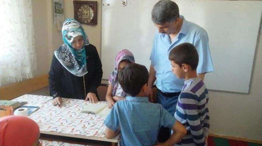 M&uuml;ft&uuml; Mustafa Arda&rsquo;dan Yaz Kur&rsquo;an Kurslarına Ziyaret