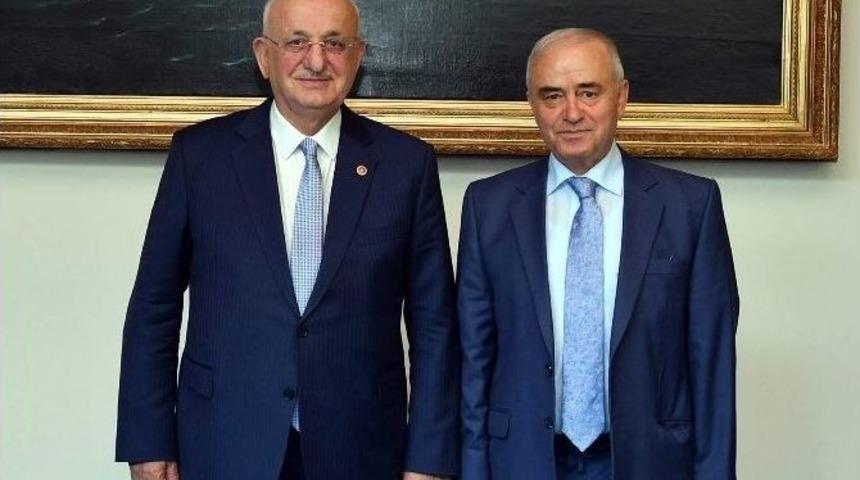 İsmet Güral, Tbmm Başkanı İsmail Kahraman Ve Ab Bakanı Ömer Çelik’i İle Bir Araya Geldi