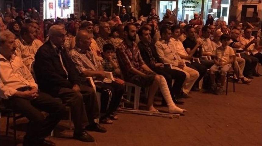 &Ccedil;atalzeytin&rsquo;de Demokrasi Şehitlerini Anma Etkinliği