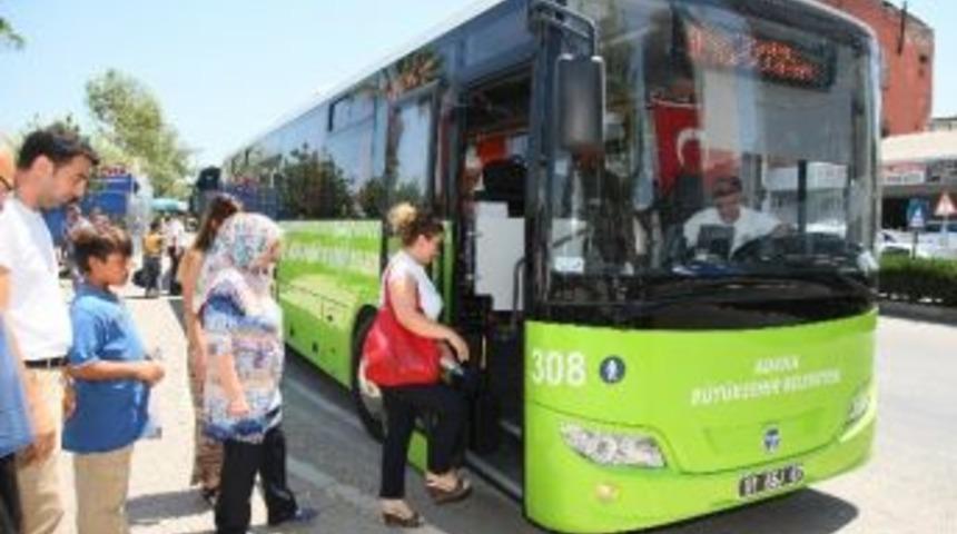 Adana&rsquo;da 7 Ağustos Pazar G&uuml;n&uuml; Belediye Otob&uuml;sleri &Uuml;cretsiz