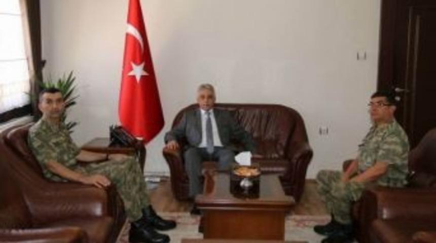 Tuğgeneral Tayan&ccedil;&rsquo;tan Vali Toprak&rsquo;a Ziyaret