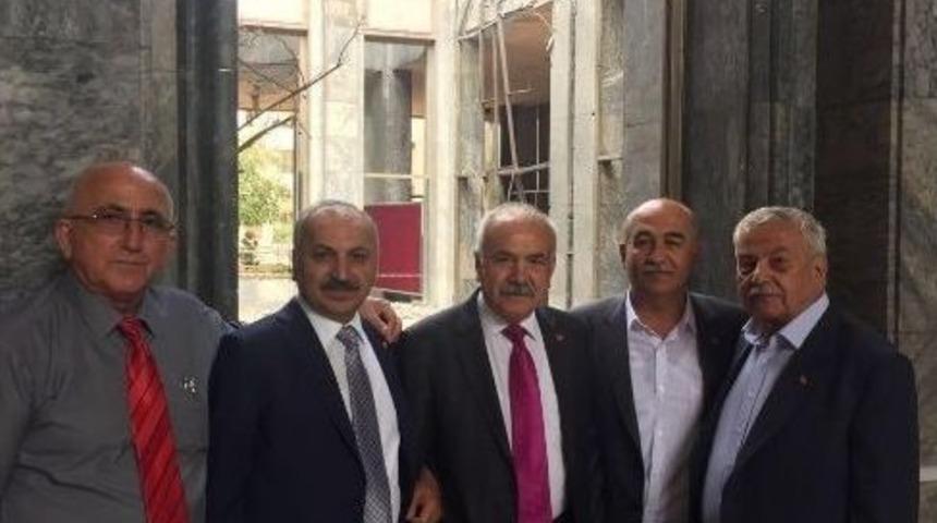 Başkan Din&ccedil;er, Tesk Heyetiyle Tbmm&rsquo;yi Ziyaret Etti