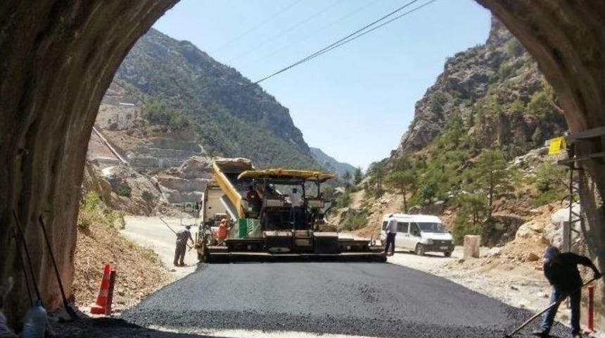 Ilıca Yolu Asfaltlandı