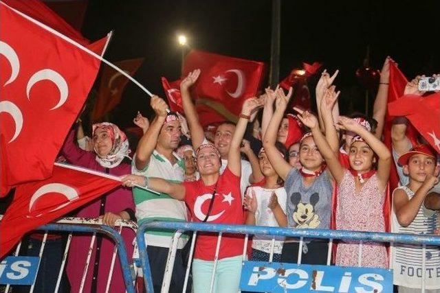 Murat Kekilli, Mersin’de Demokrasi Nöbetine Katıldı