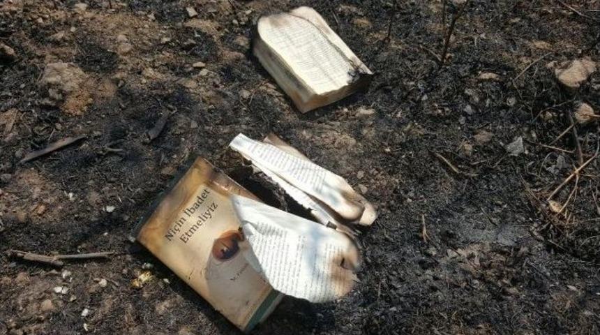 Fet&ouml; &Uuml;yeleri G&uuml;len&rsquo;in Kitaplarını İmha Ederken Ormanı Yaktı