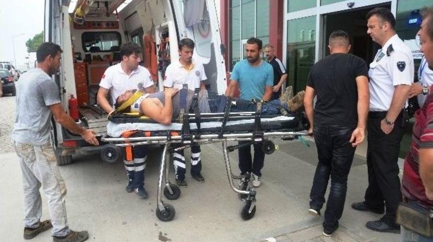 İnşaattan D&uuml;şen İş&ccedil;i Yaralandı