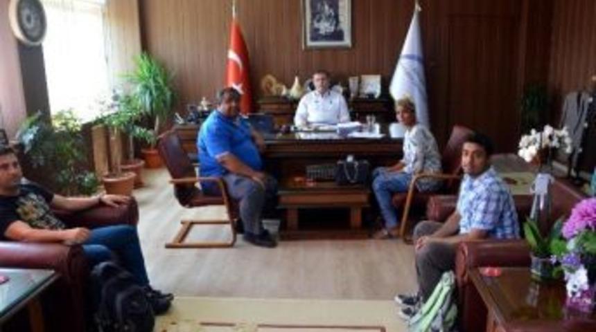 Akdeniz Roman Dernekleri Federasyonu&rsquo;ndan, İl Milli Eğitim M&uuml;d&uuml;rl&uuml;ğ&uuml;&rsquo;ne Ziyaret