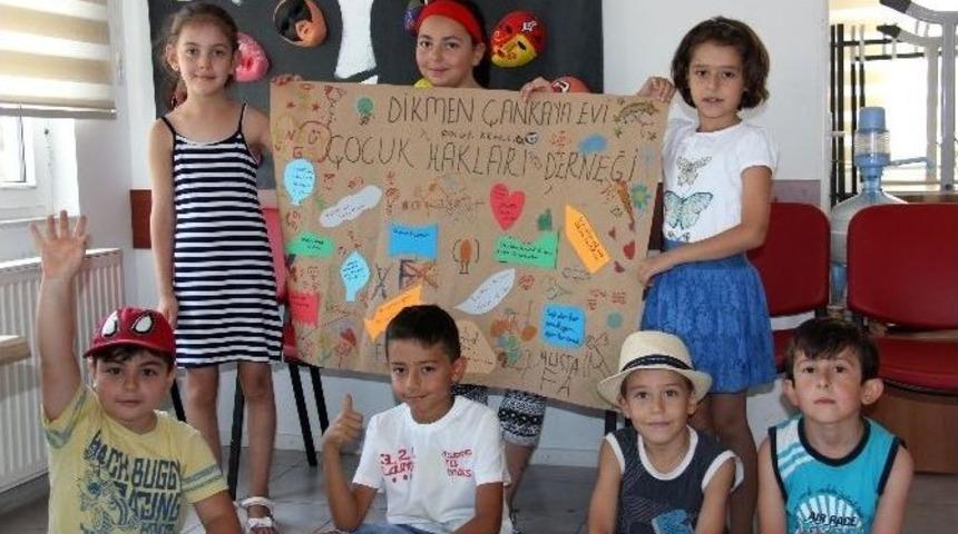 &Ccedil;ocuklar Yaz At&ouml;lyelerinde Haklarını &Ouml;ğreniyor