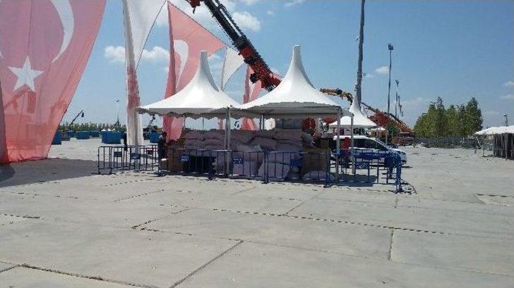 "demokrasi Ve Şehitler Mitingi" Hazırlıklarında Sona Gelindi G2