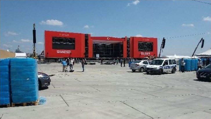 "demokrasi Ve Şehitler Mitingi" Hazırlıklarında Sona Gelindi G4