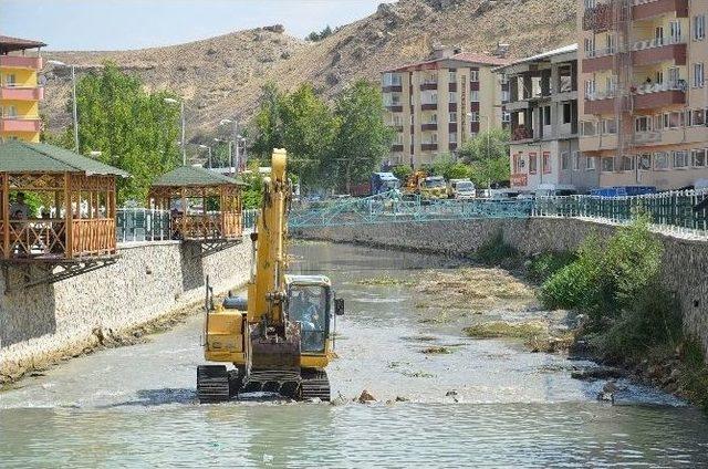 Tohma Çayı’nda Temizleme Çalışması Yapıldı