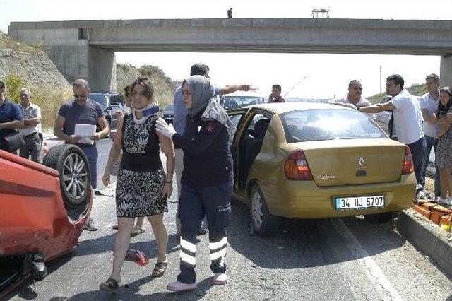 Tekirdağ’da Kaza: 4 Yaralı