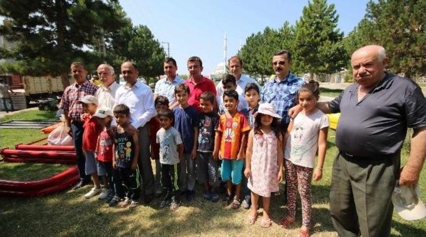Beyşehir&rsquo;de &Ccedil;ocuklara Daha G&uuml;venli Oyun Parkları