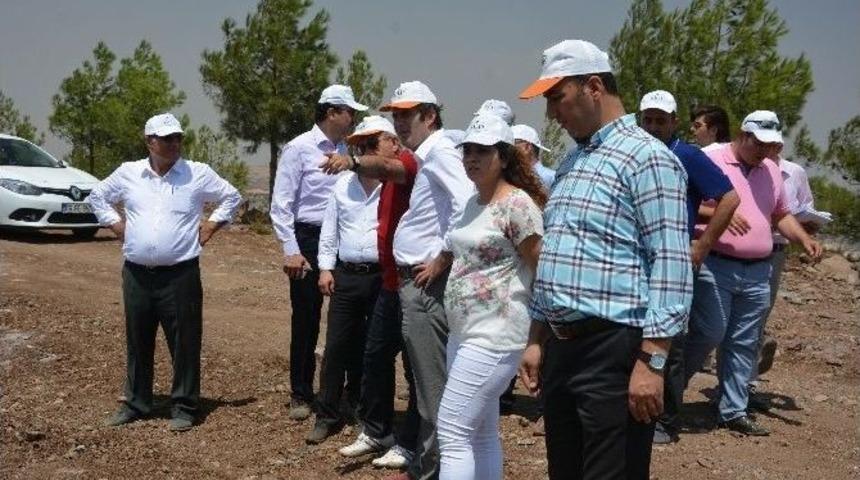 Başkan Kara, Tedaş Genel M&uuml;d&uuml;r&uuml; İle Resul Osman Dağ&rsquo;ında İncelemelerde Bulundu