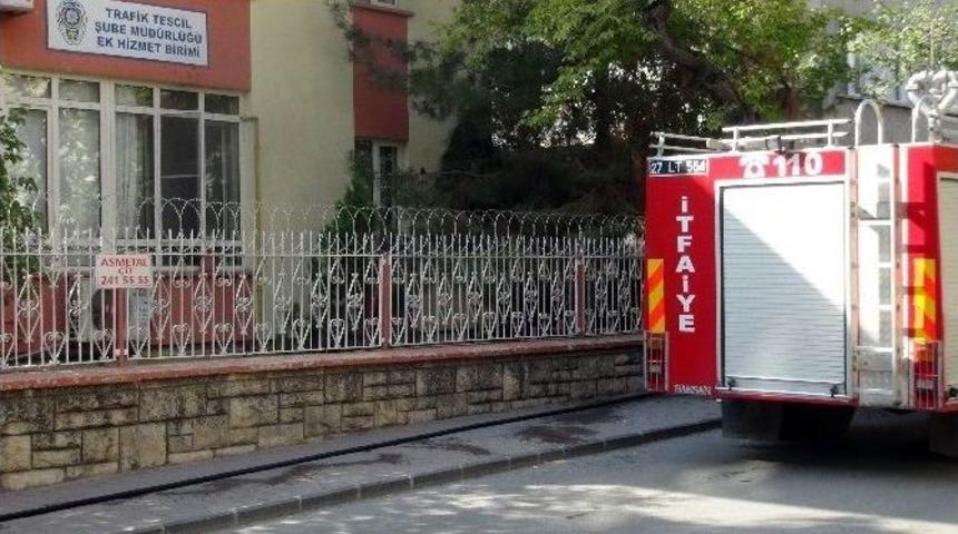 Polis Karakolunda Yangın