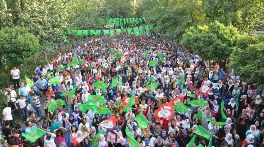 Siirt&rsquo;te "her T&uuml;rl&uuml; Darbeye Karşı &Ccedil;&ouml;z&uuml;m Radikal Demokrasi" Mitingi