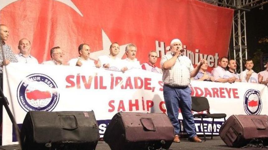 Memur-sen Demokrasi N&ouml;betinde