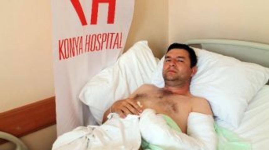 İş Kazasında Kesilen Kolu Dikildi