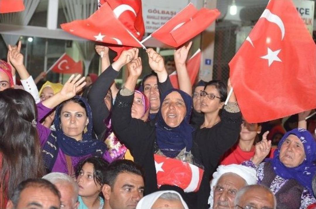 Viranşehir&rsquo;de Binlerce Kişilik Demokrasi Y&uuml;r&uuml;y&uuml;ş&uuml;