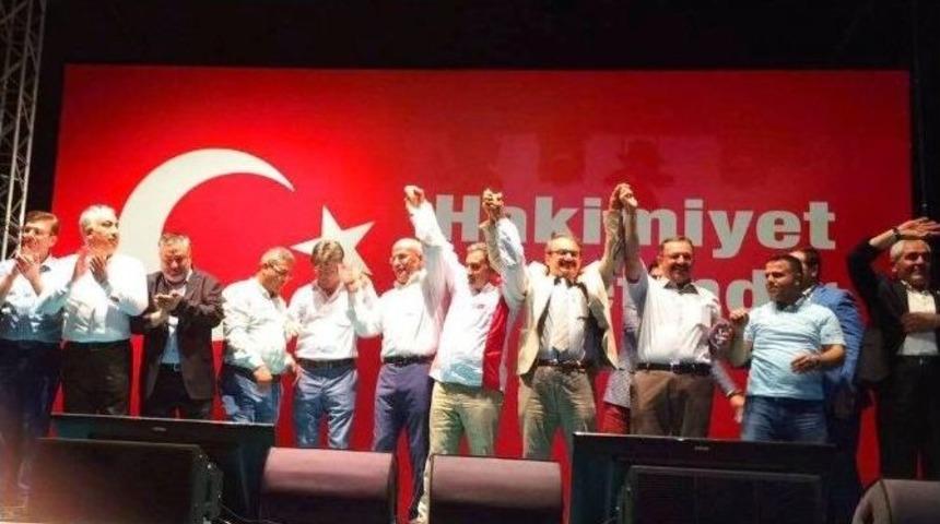 Başkan Cabbar, &rsquo;darbeye Karşı Milli İrade&rsquo; Toplantısında