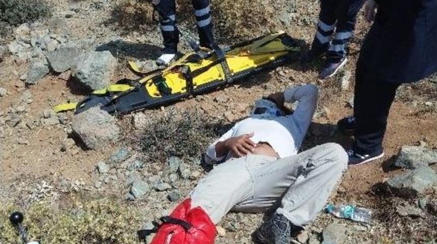 500 Metreden D&uuml;şen Paraş&uuml;t&ccedil;&uuml; Yaralandı