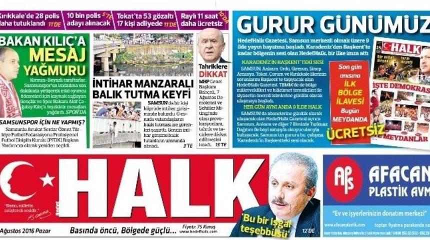 Hedef Halk Gazetesi 9 İlde Yayınlanmaya Başladı