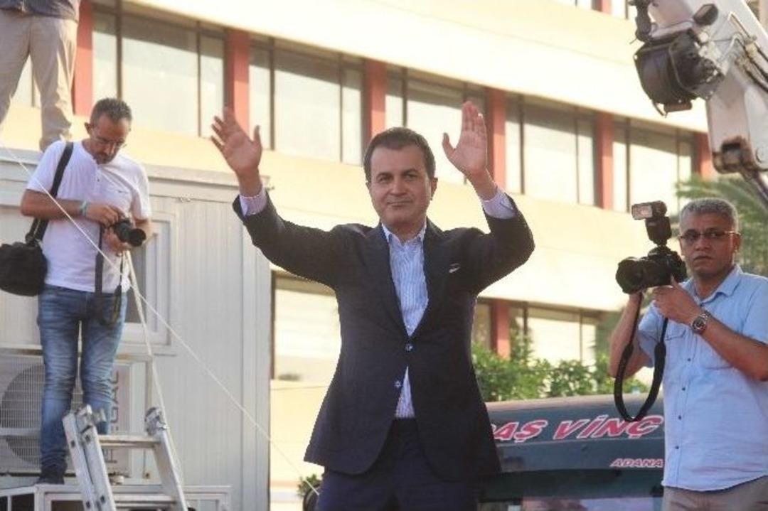 Adana&rsquo;da Demokrasi Ve Şehitler Mitingi