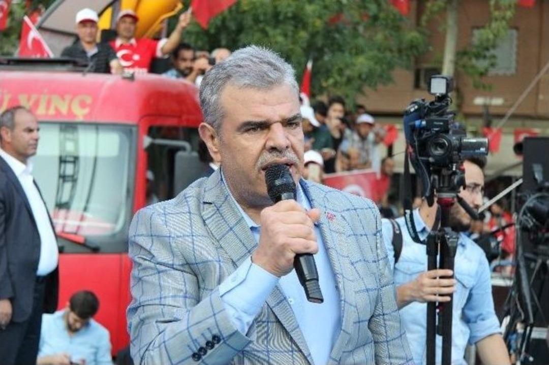 Kahramanmaraş&rsquo;ta Demokrasi Ve Şehitler Mitingi
