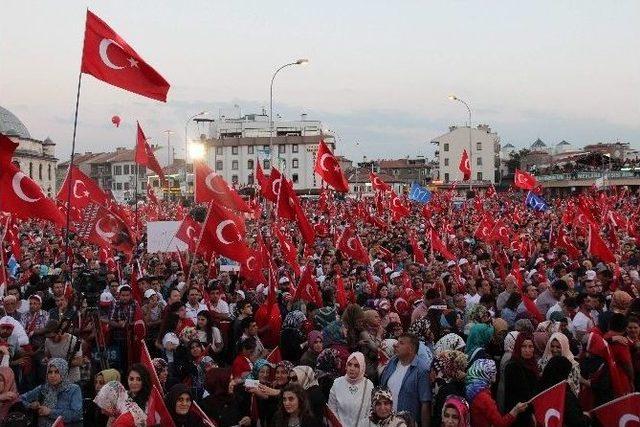 Demokrasi Ve Şehitler Mitingi’ne Konya’dan Binlerce Vatandaş Destek Verdi