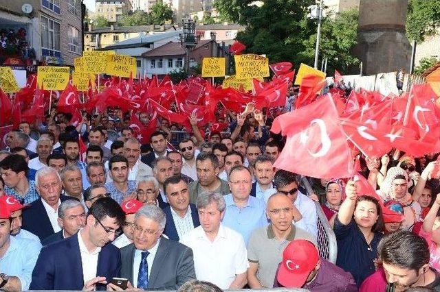 Bitlis’te Büyük Demokrasi Mitingi Düzenlendi