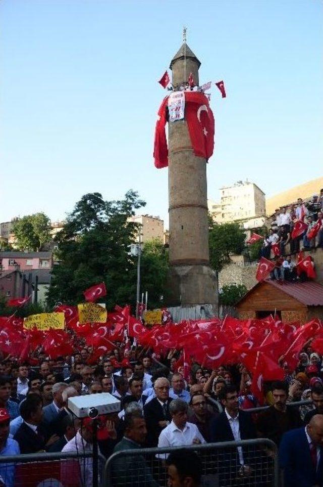 Bitlis’te Büyük Demokrasi Mitingi Düzenlendi