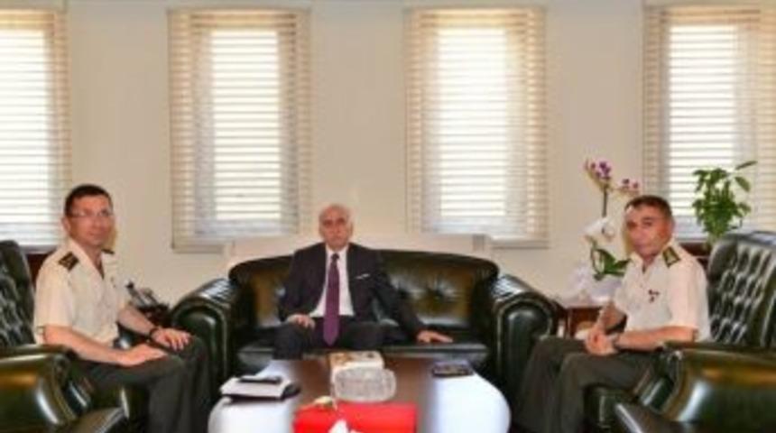 Yeni Garnizon Komutanı Vali Şahin&rsquo;i Ziyaret Etti