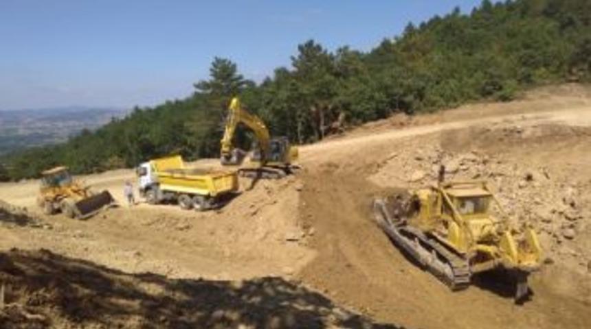 Terzialan-kızılelma Yolu &Ccedil;alışmaları Devam Ediyor