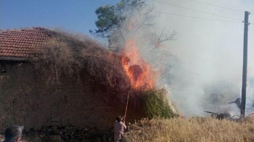 Sorgun&rsquo;da Ev Yangını
