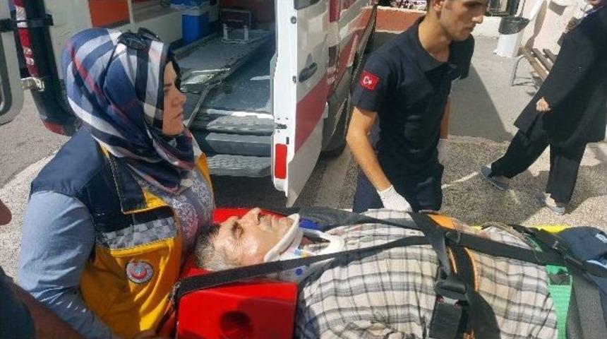 Vincin &Uuml;zerinden D&uuml;şen İş&ccedil;i Ağır Yaralandı