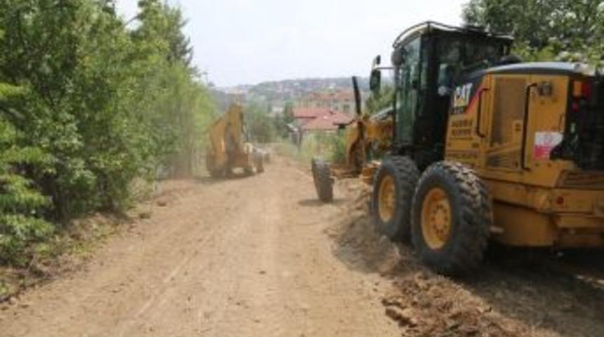 Osman Kuru Mezarlığına Bağlantı Yolu Yapıldı