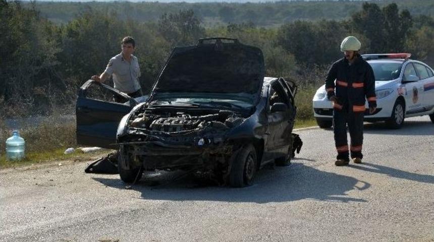 Silivri&rsquo;de Sıkışmalı Kaza: 6 Yaralı